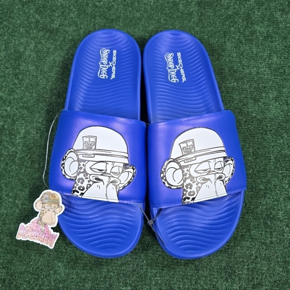 Sketchers x Snoop Dogg | Low Sliders Dr.Bombay Recovery Slides -NWT!